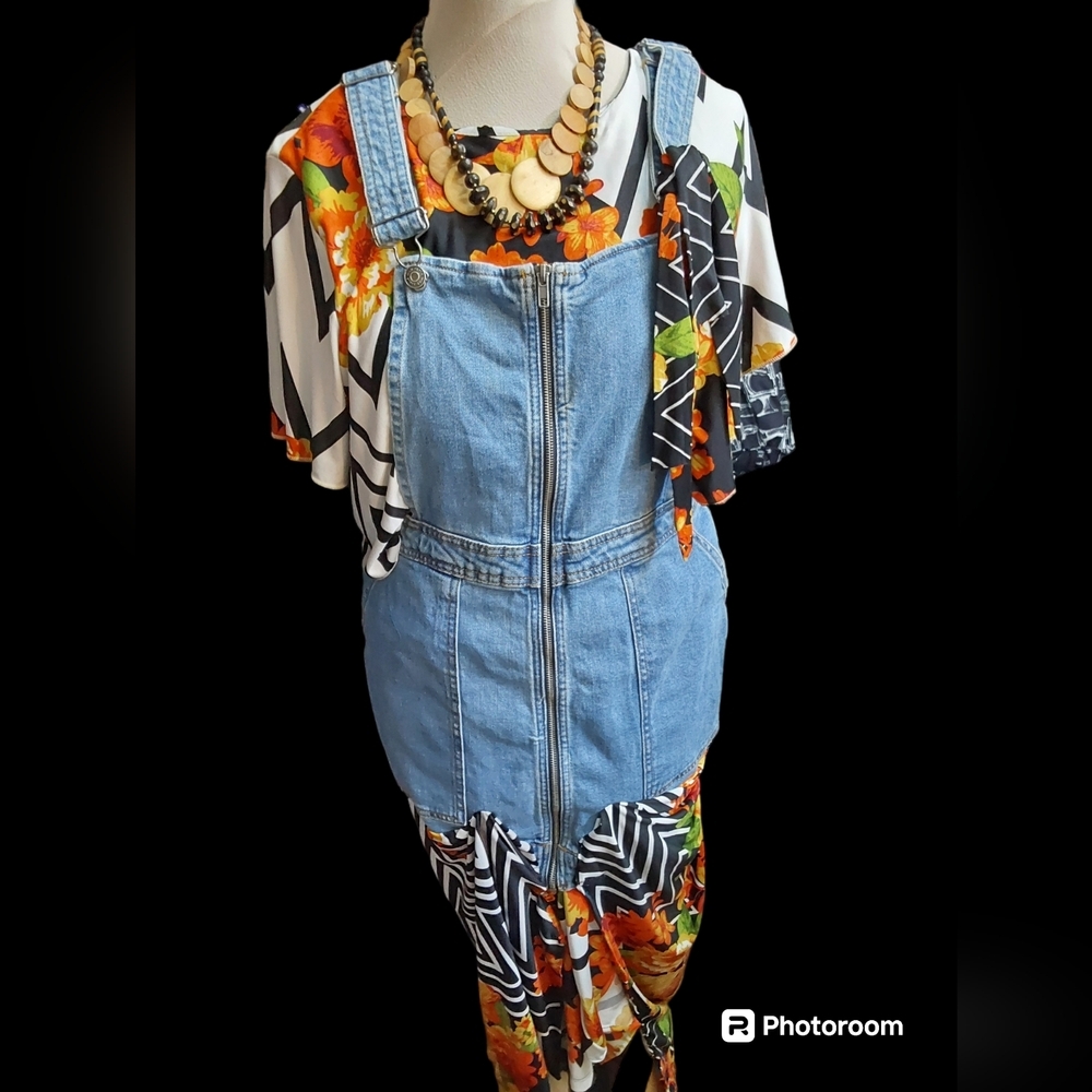 Upcycle overhaul and dress now two pieces you can wear that top or another